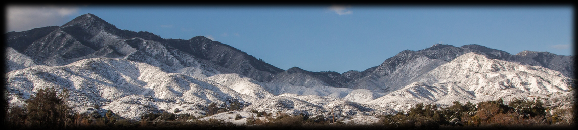 snow covered mountains